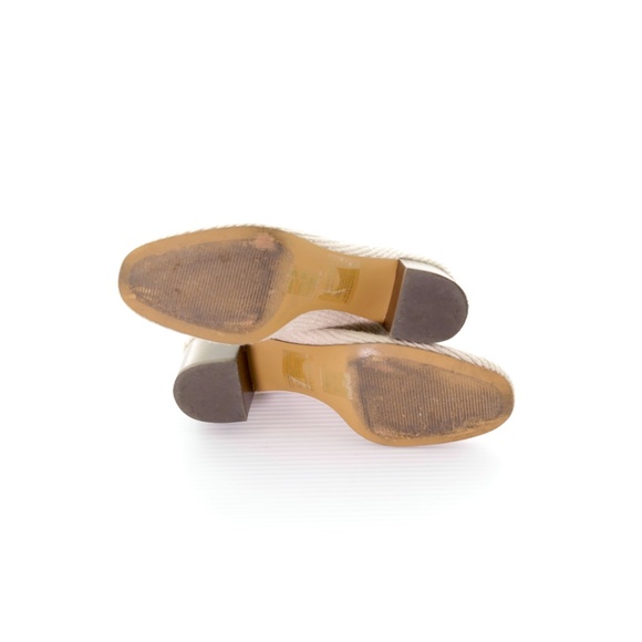 Everlane The Glove Wool Rib Knit Pull On Oatmeal Ankle Block Heel Boot 6M - Picture 5 of 9